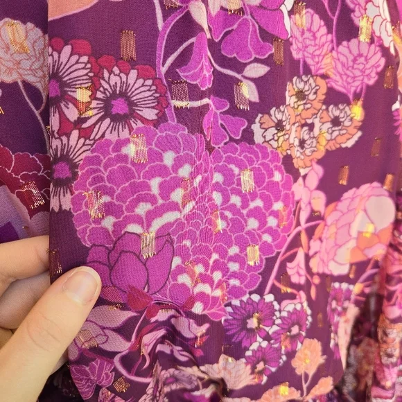 Floral Pink Mini Dress - Picture 10 of 12